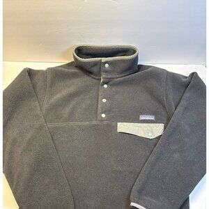 Patagonia Synchilla Black Snap Fleece Pull‎ over (XS)